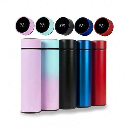 BPA Free Double Wall 500Ml Vacuum Flask Self-Cleaning LED UV Water Bottle Smart Purifier Eco-Friendly Water Bottle
