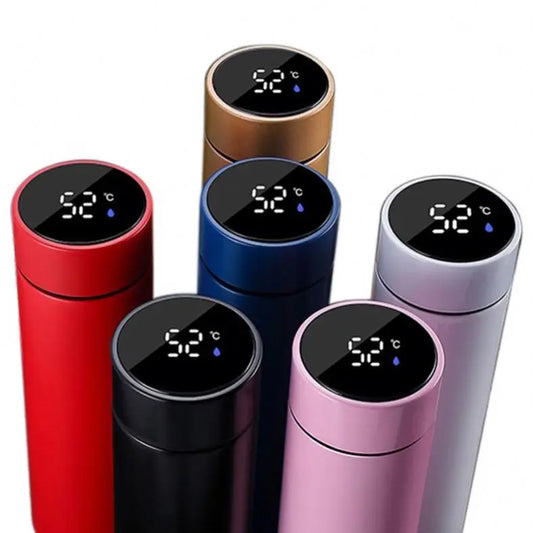 BPA Free Double Wall 500Ml Vacuum Flask Self-Cleaning LED UV Water Bottle Smart Purifier Eco-Friendly Water Bottle